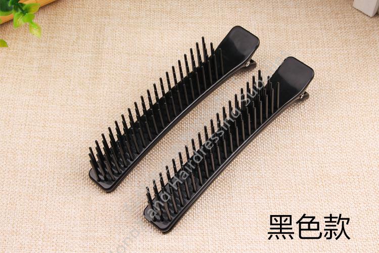 美发分区梳夹子理发店烫染工具多功能带梳定位夹造型夹刘海梳子夹详情6