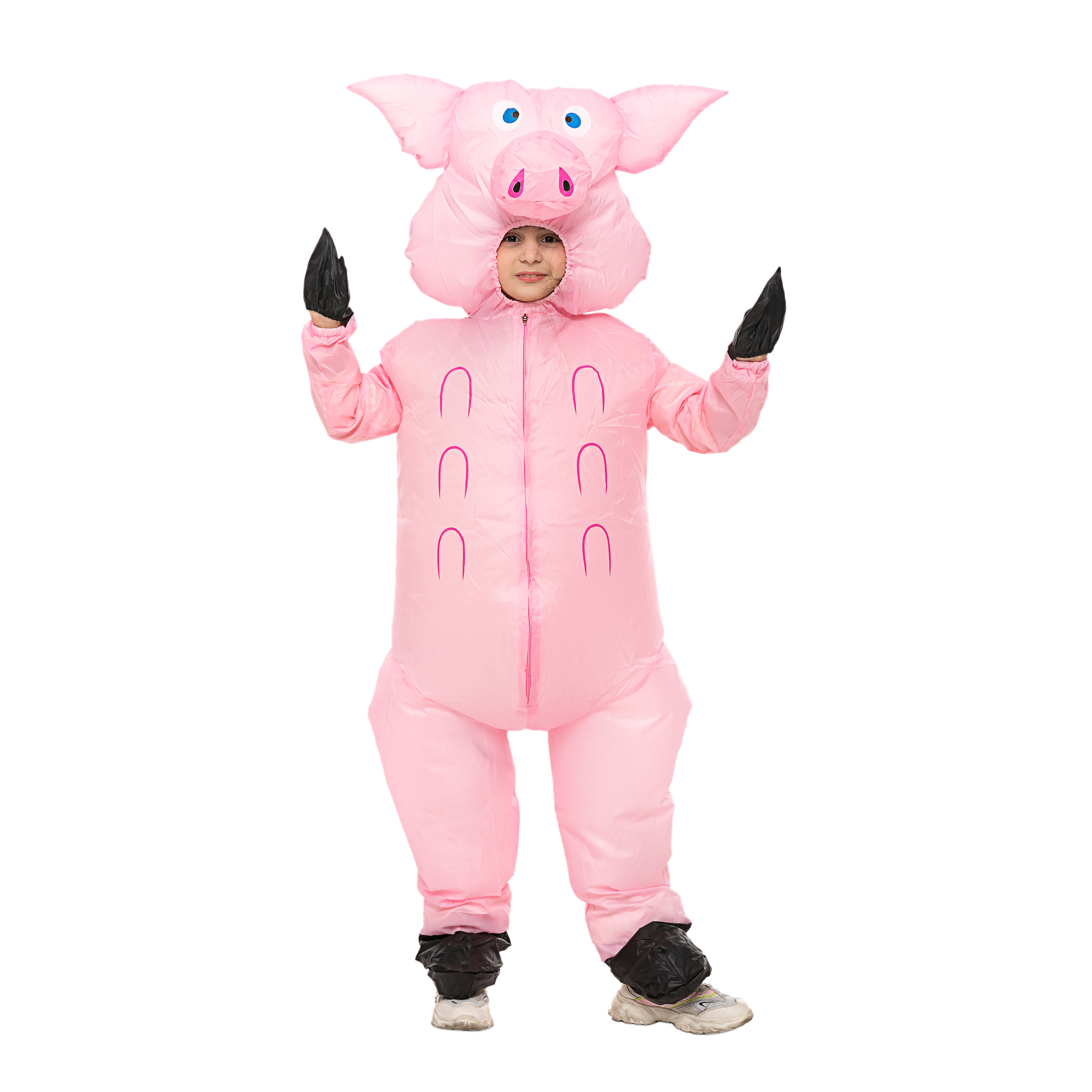 万圣节卡通人偶服装充气猪猪服装可爱猪充气服舞台表演搞笑表演服详情图1