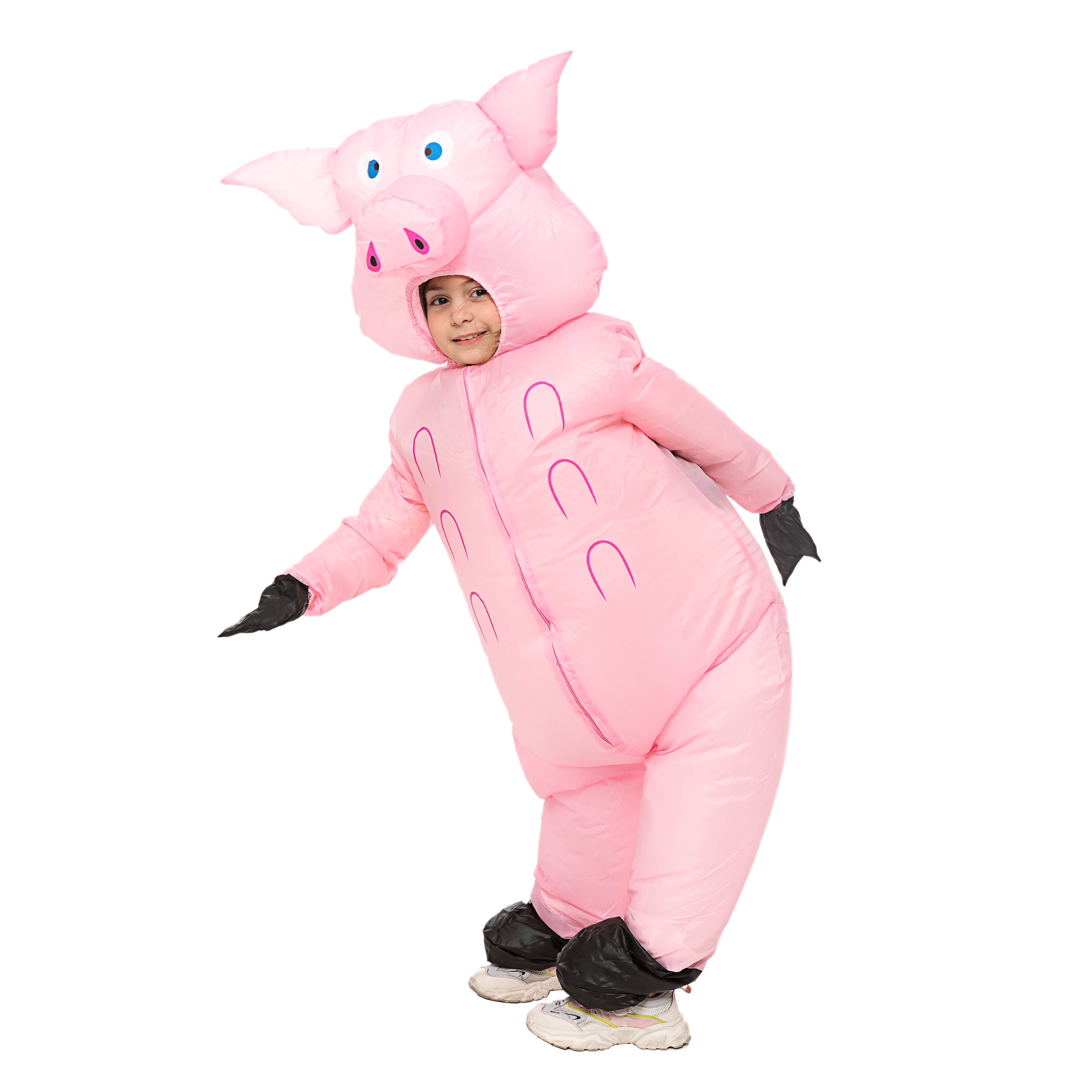 万圣节卡通人偶服装充气猪猪服装可爱猪充气服舞台表演搞笑表演服详情图2