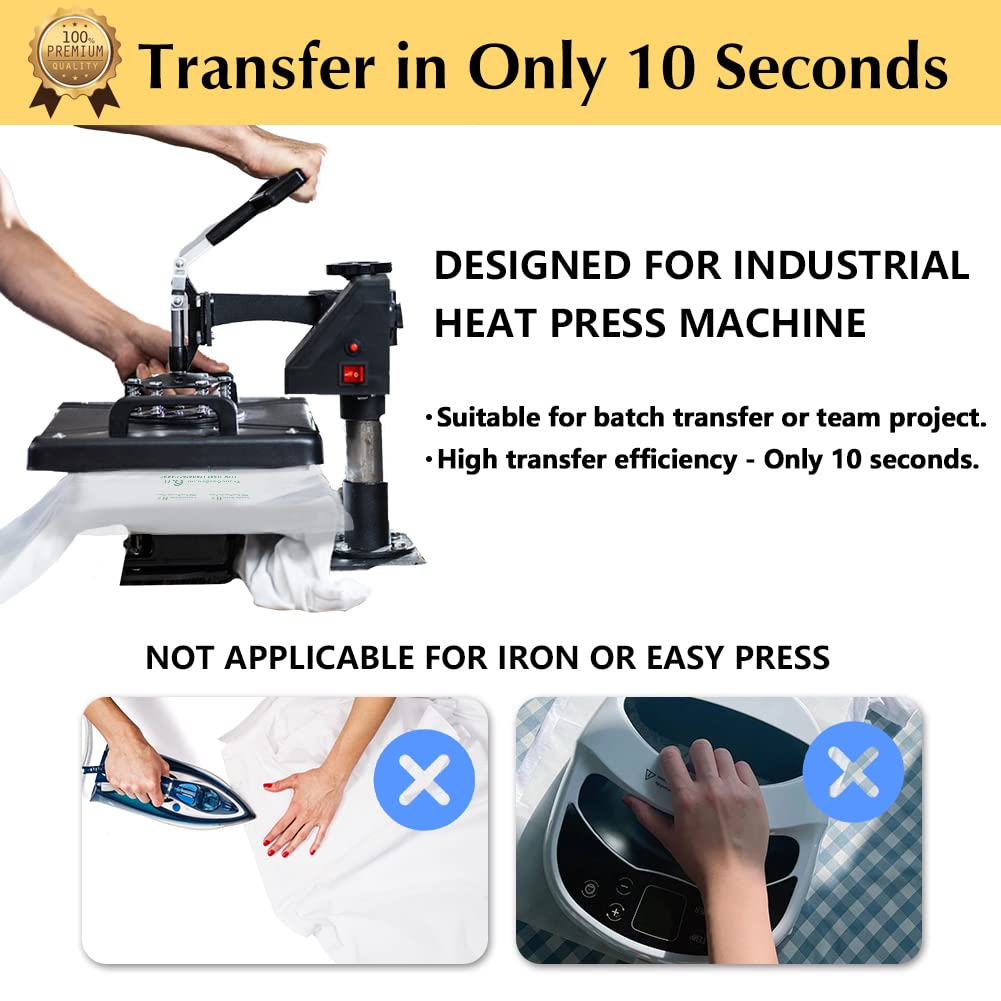 T-shirt heat transfer paper A4 light-colored transfer paper T-shirt heat transfer paper compatible with inkjet and laser printing transfer paper T-shirt heat sublimation paper details Picture