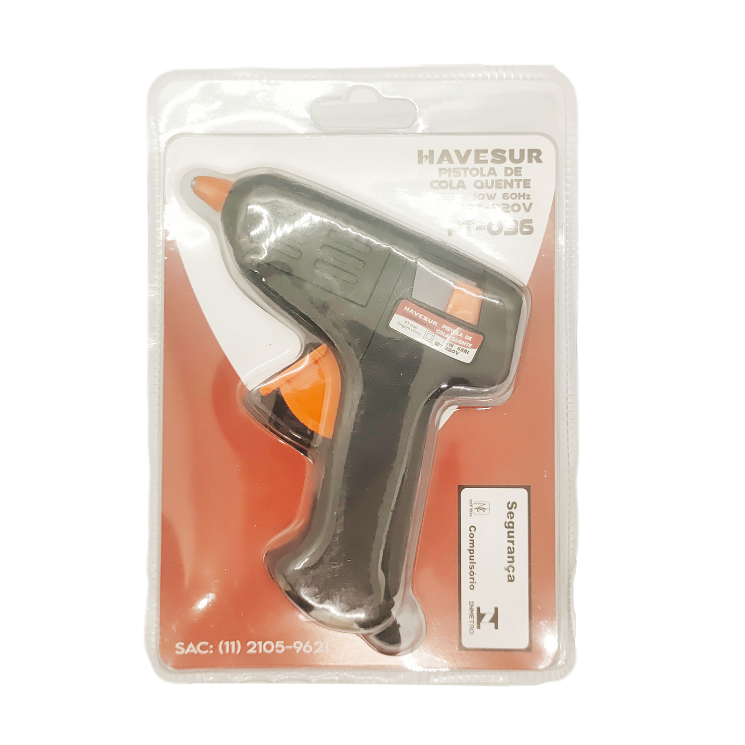 10W black small glue gun without switch, with anti-scrubber nozzle, factory direct sales