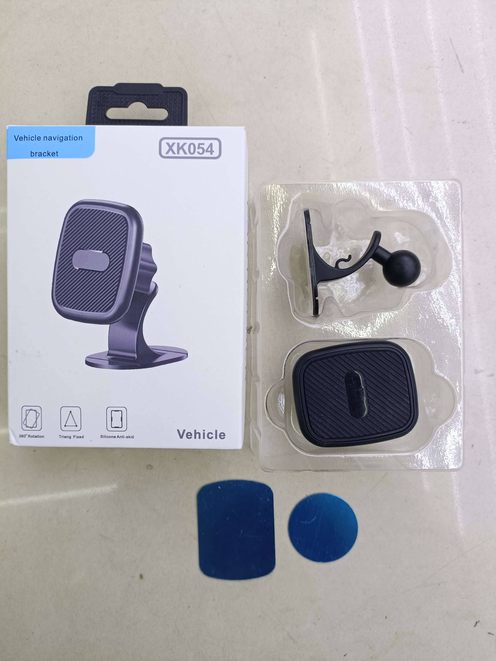 椭圆形碳纤维纹路磁吸粘贴车载手机支架/方形斜条纹磁吸粘贴支架/长方形磁吸粘贴手机支架/圆形磁吸粘贴支架 车载支架磁吸支架详情图2