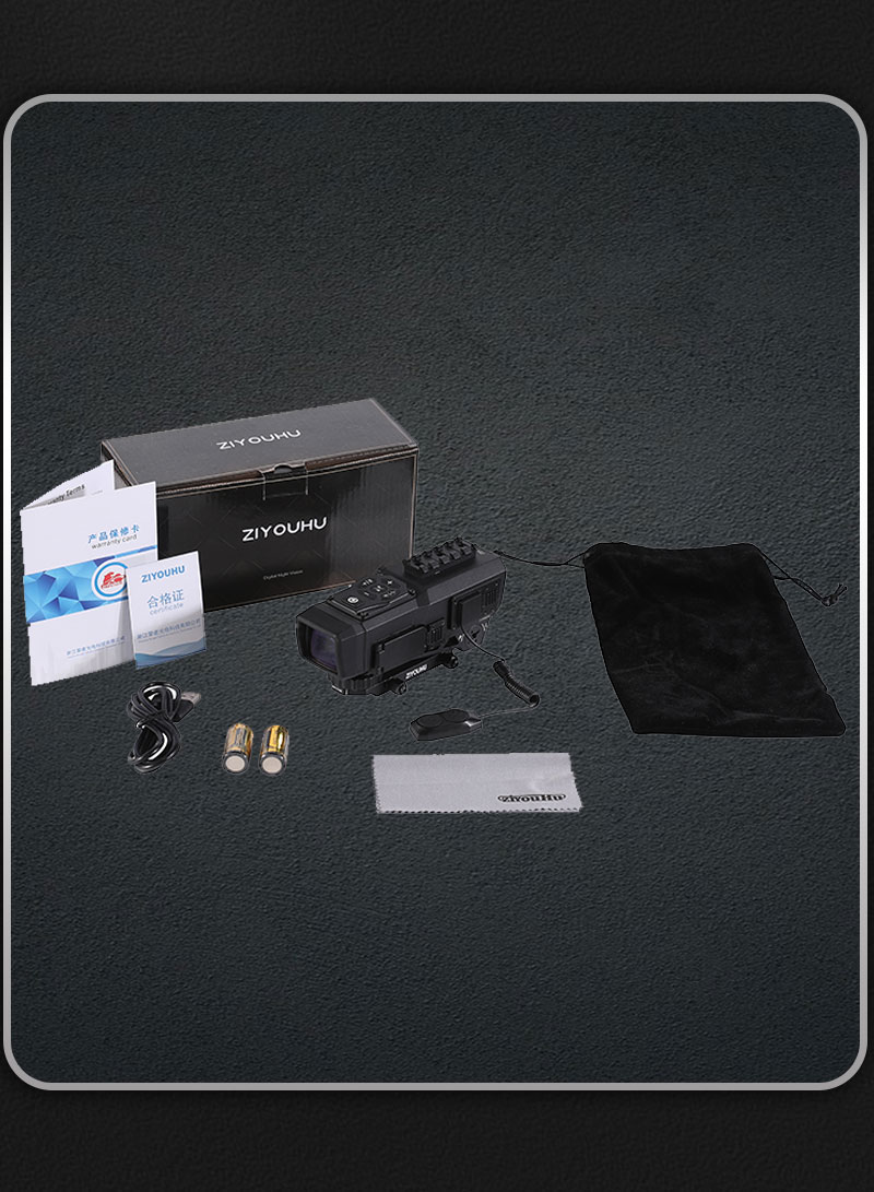 ZIYOUHU夜视仪激光测距红外线夜视十字分划准星高清高倍夜视详情23