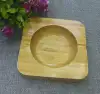 【 Jiehao Bamboo and Wood 】 Custom wholesale of genuine Chinese-style wooden ashtrays made of Nan bamboo in a simple and creative square style AV360 WB-1022 Specification image