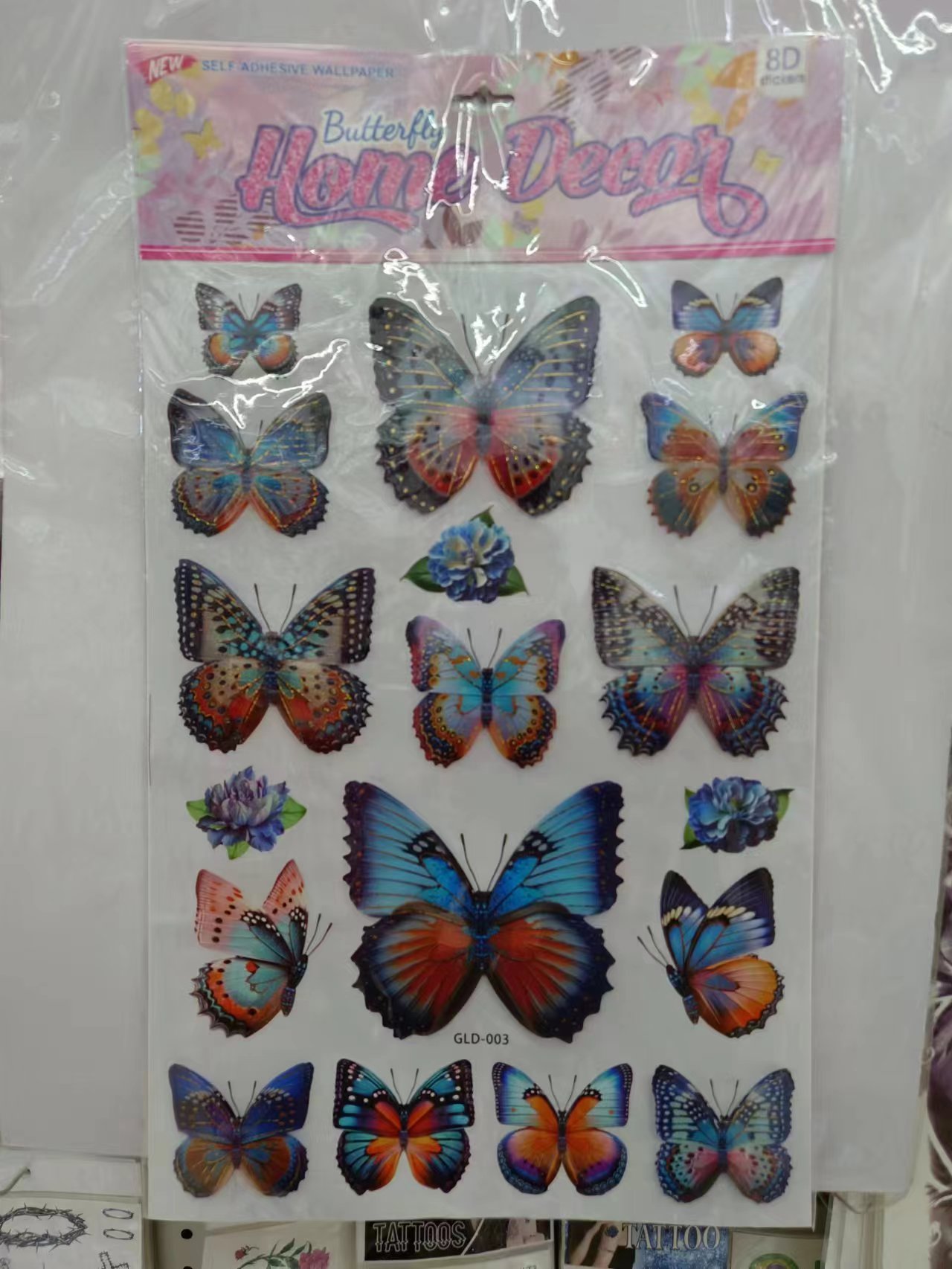 GLD Butterfly Layer Decorative Stickers details Picture