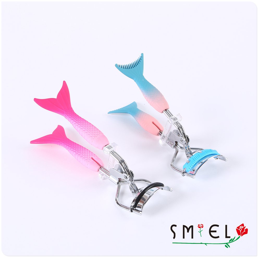 Wholesale of segmented eyelash curler and curling device, stainless steel portable wide-angle long-lasting curling wonder, 90-degree eyelash curling Item Picture