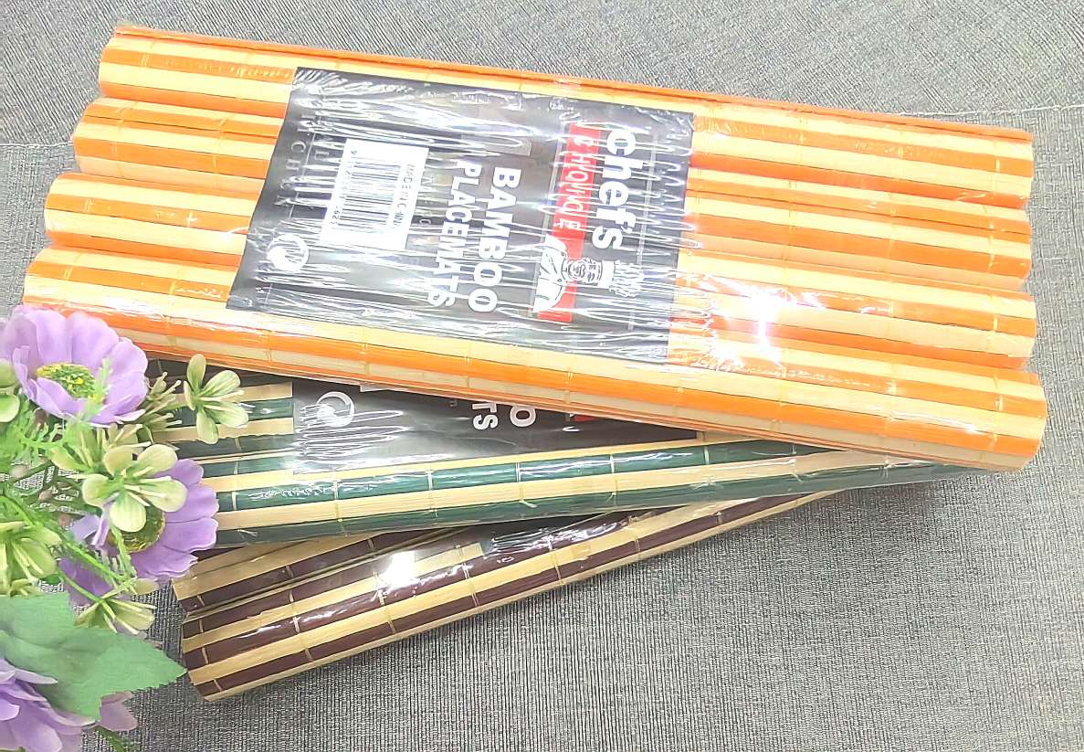 捷豪竹木工厂供应批发竹制寿司垫寿司卷 竹餐垫 桌垫
