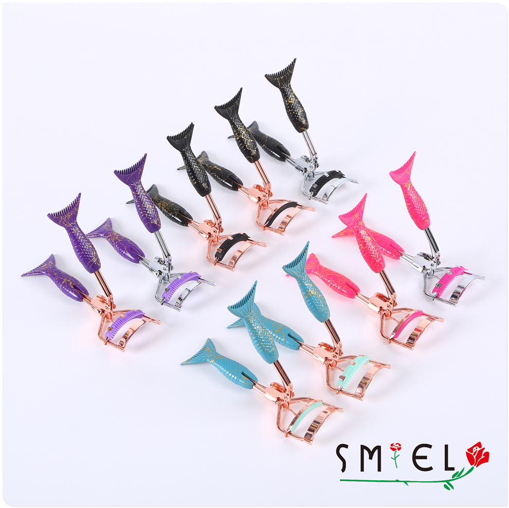 Factory stock beauty products: wide-angle rose gold eyelash curler, mini makeup eyelash curling device, beauty and makeup tools
