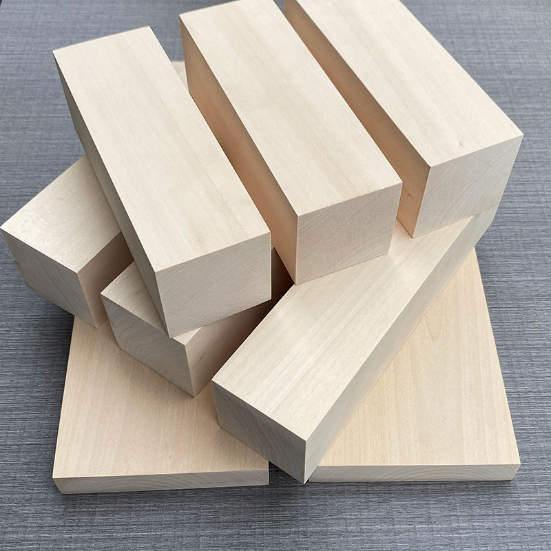 Factory direct sales of wooden business card engraving for beginners to practice. Square orders with discounts on pine wood strips Item Picture
