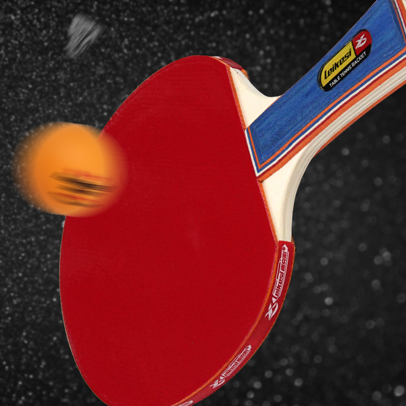 Blue Long Handle Professional Pingpong Paddles Daily Indoor Outdoor Training Table Tennis Racket LX-2152B