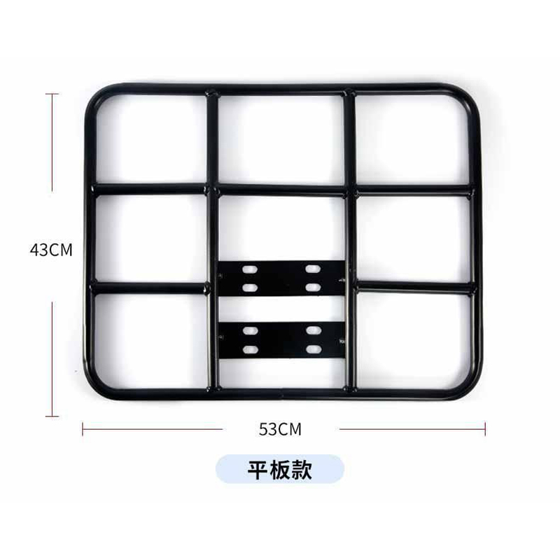 铁外卖货架/外卖箱固定架/外卖架子白底实物图