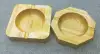 【 Jiehao Bamboo and Wood 】 Custom wholesale of genuine Chinese-style wooden ashtrays made of Nan bamboo in a simple and creative square style AV360 WB-1022 Item Picture