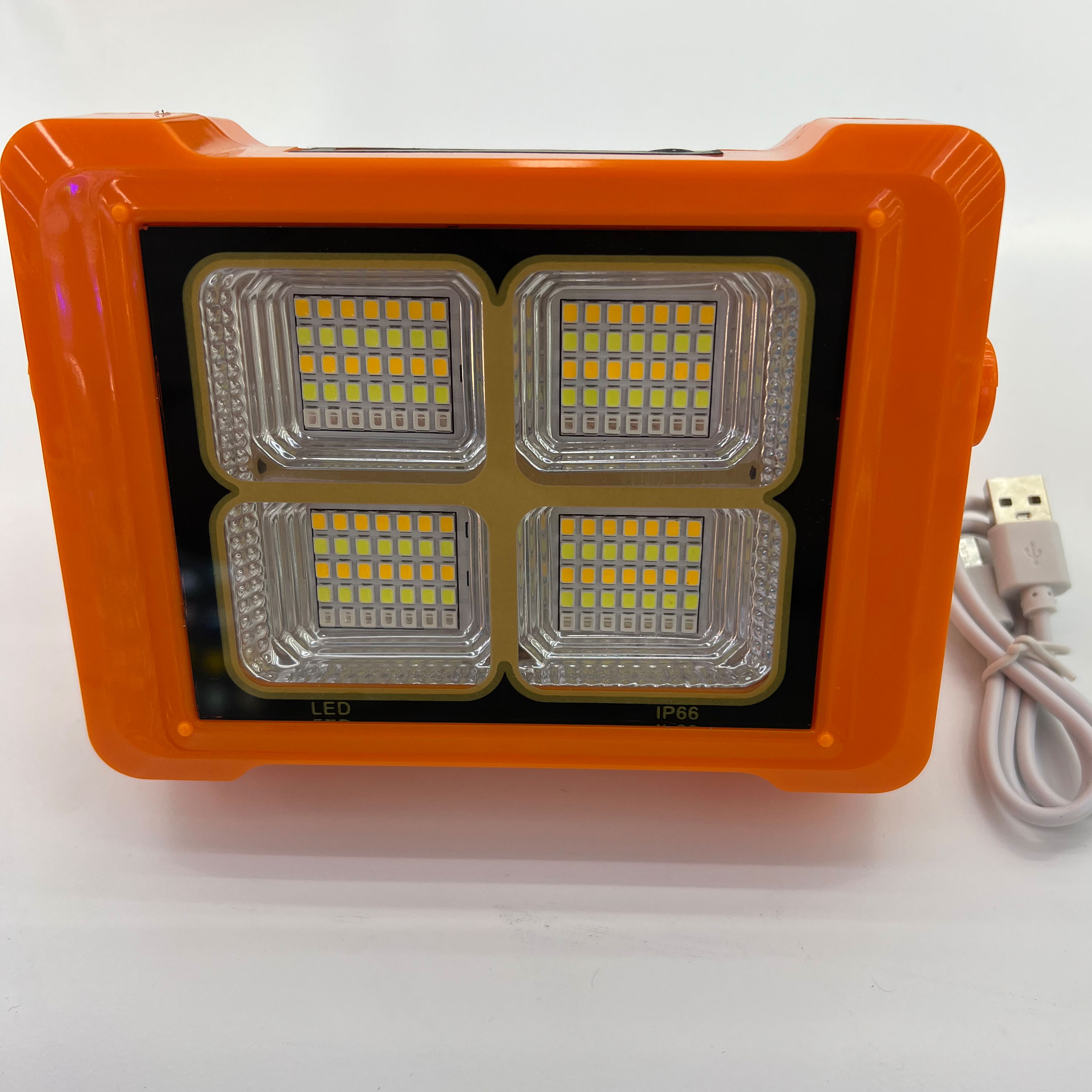 New solar floodlight, work light, portable flashlight, emergency outdoor LED camping light, 360° stand Specification image