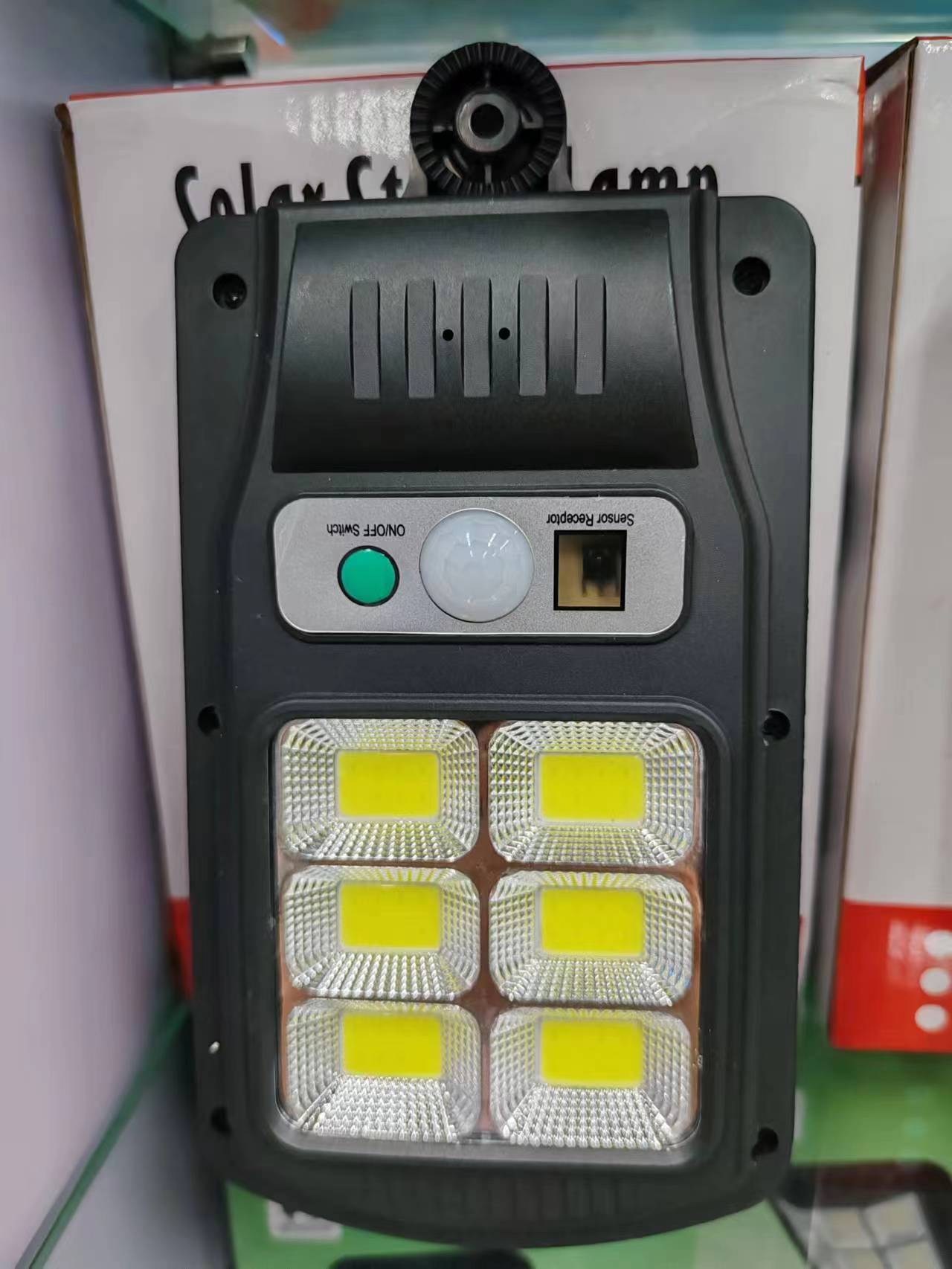 Solar wall lamp 6COB