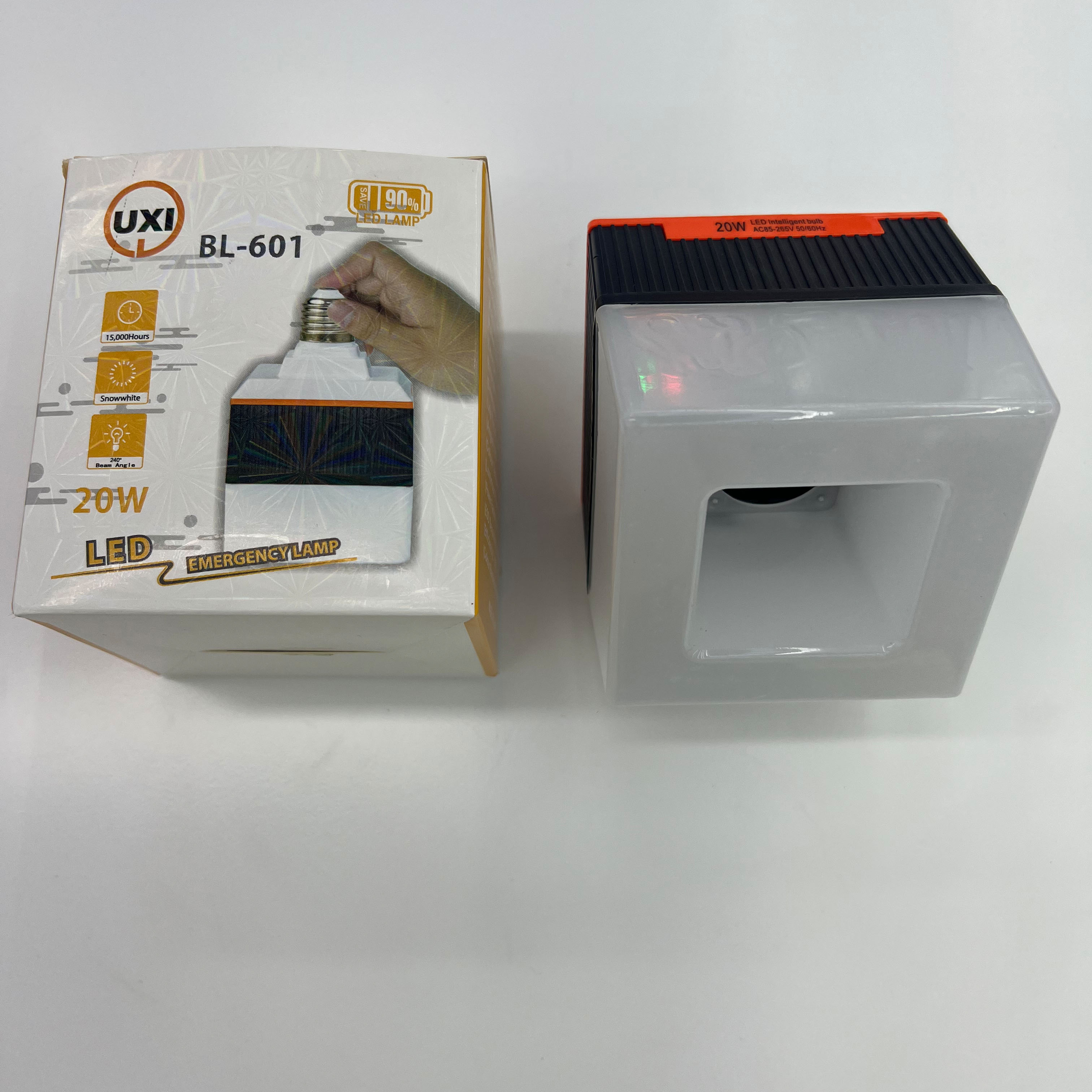 E27-601 detachable emergency light, AC85-265V AC/DC energy-saving lamp, LED flicker-free lighting lamp, night market camping lamp