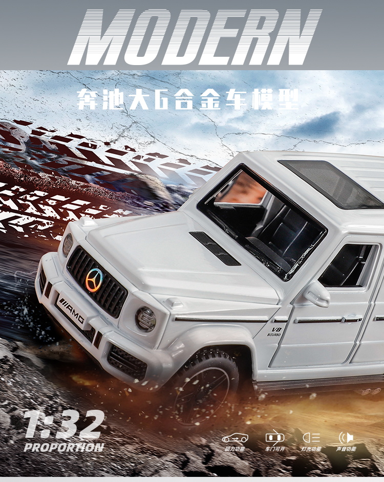 Car model simulation 1:32 Jeep alloy off-road toy collection gift off-road toy car pic 1