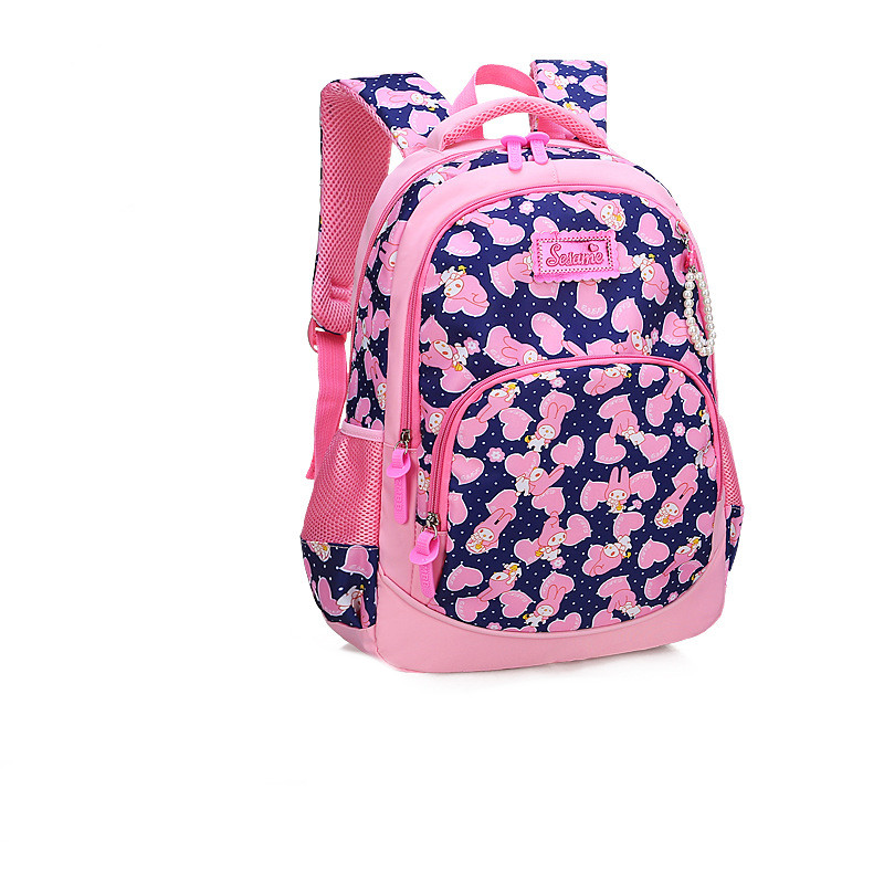 Fashion floral school bag LZJ-3701 for primary school children 1-6 years