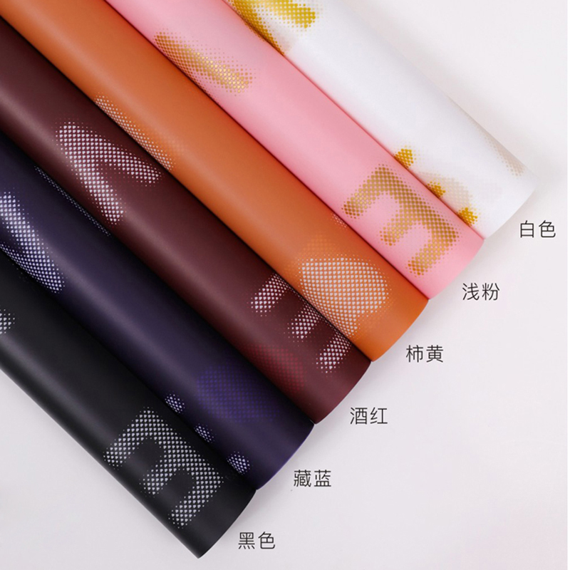 Hansu paper LOVE Noosa paper Chinese Valentine's Day hot foil paper flower packaging flower gift box gift flower shop package paper
