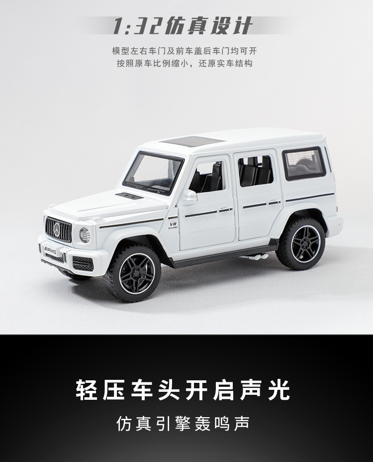 Car model simulation 1:32 Jeep alloy off-road toy collection gift off-road toy car pic 2