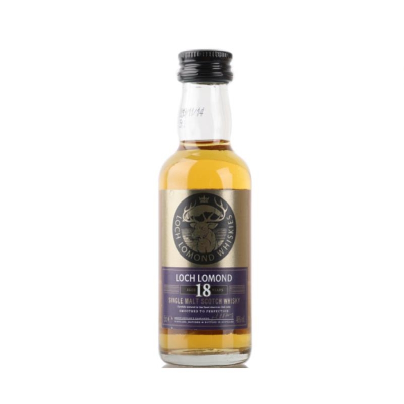 英国苏格兰 罗曼湖18年单一麦芽威士忌50ml 46%vol 96瓶/箱