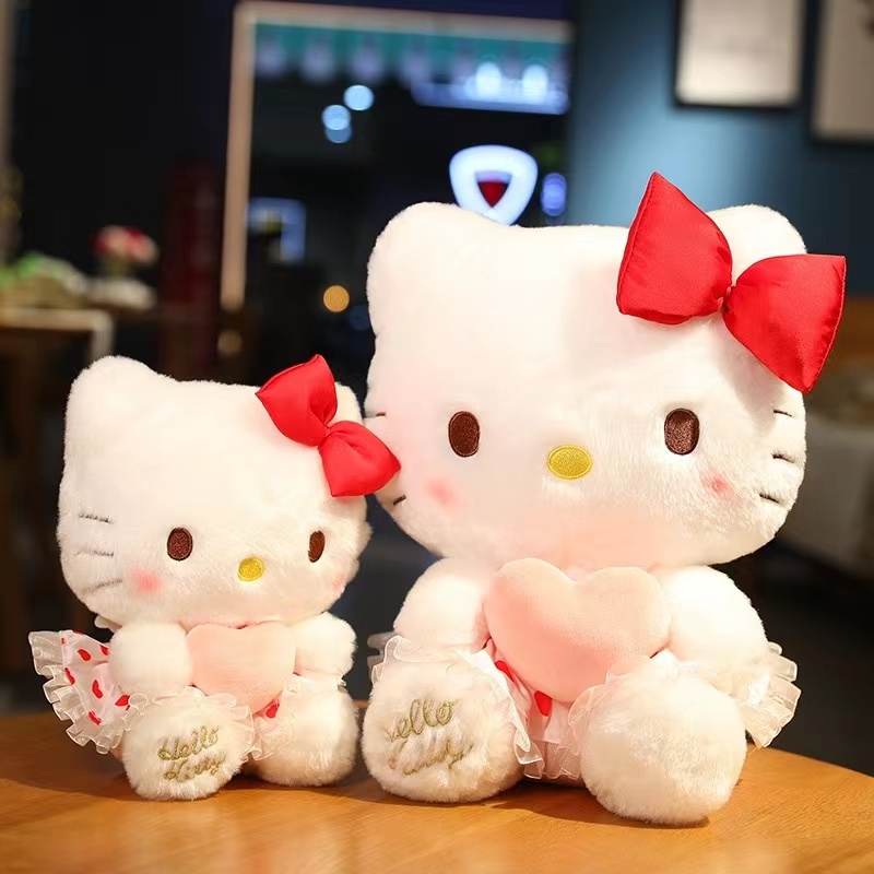 hellokitty公仔毛绒玩具可爱洛丽塔kt猫咪安抚玩偶娃娃生日礼物女