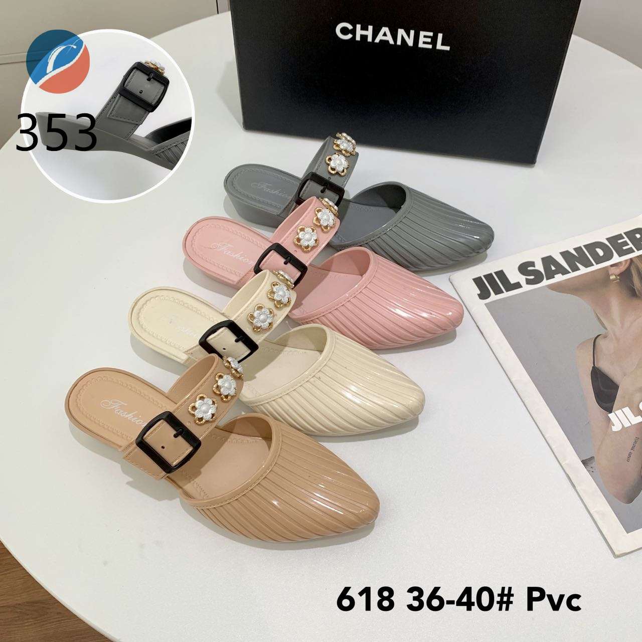 New slipper ladies non-slip outside wear ins wedges fairy half bag drag casual slippers with Bao head women's shoes