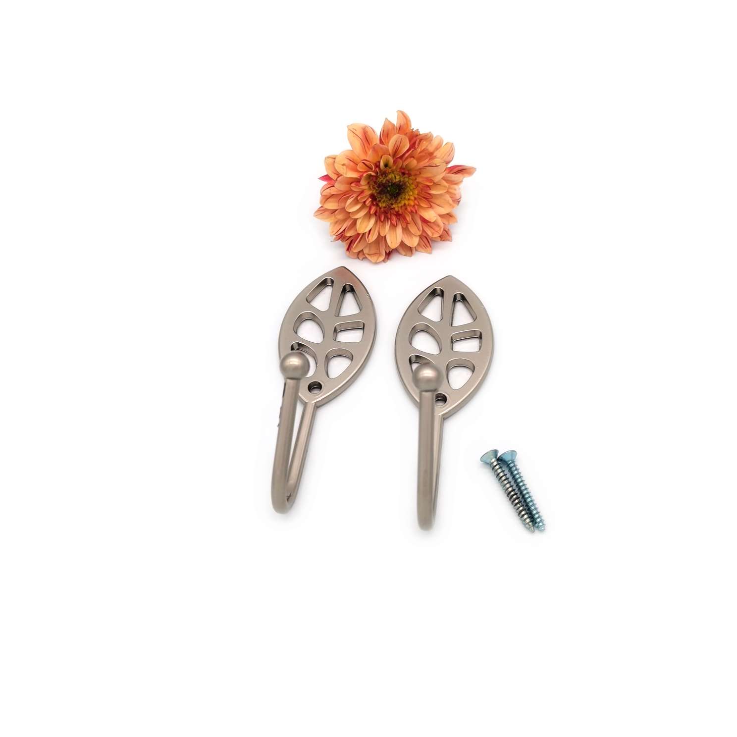 Curtain Leaf Hooks, Zinc Alloy Hooks