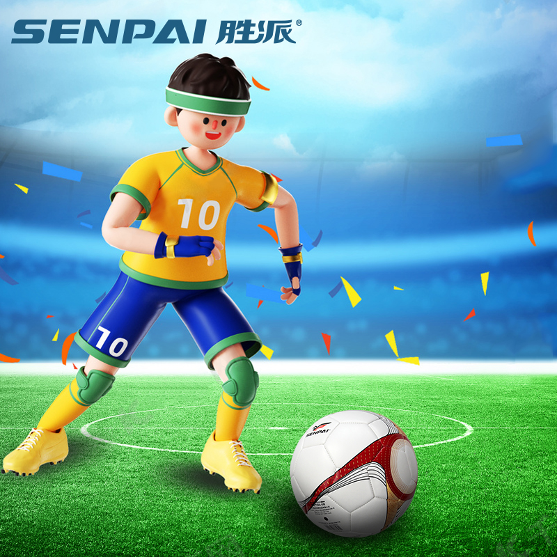 Shengpai LH-8307 PU leather Football Size 5 Soccer Ball in Sport&Fitness Play and Excercise Soccer Ball  Application Scenario