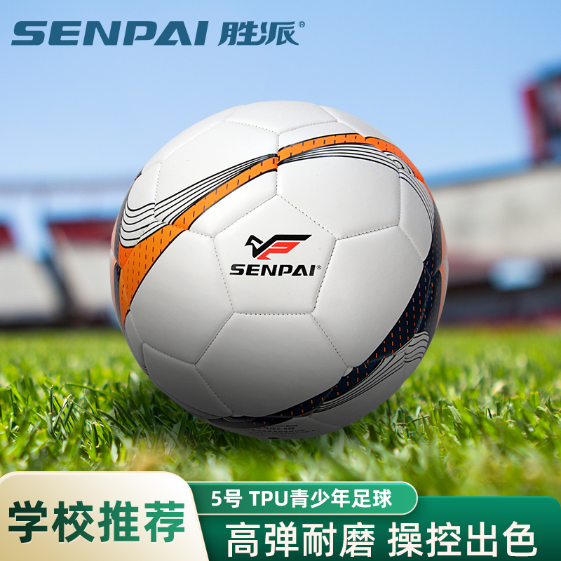 Shengpai LH-8307 PU leather Football Size 5 Soccer Ball in Sport&Fitness Play and Excercise Soccer Ball  full figure