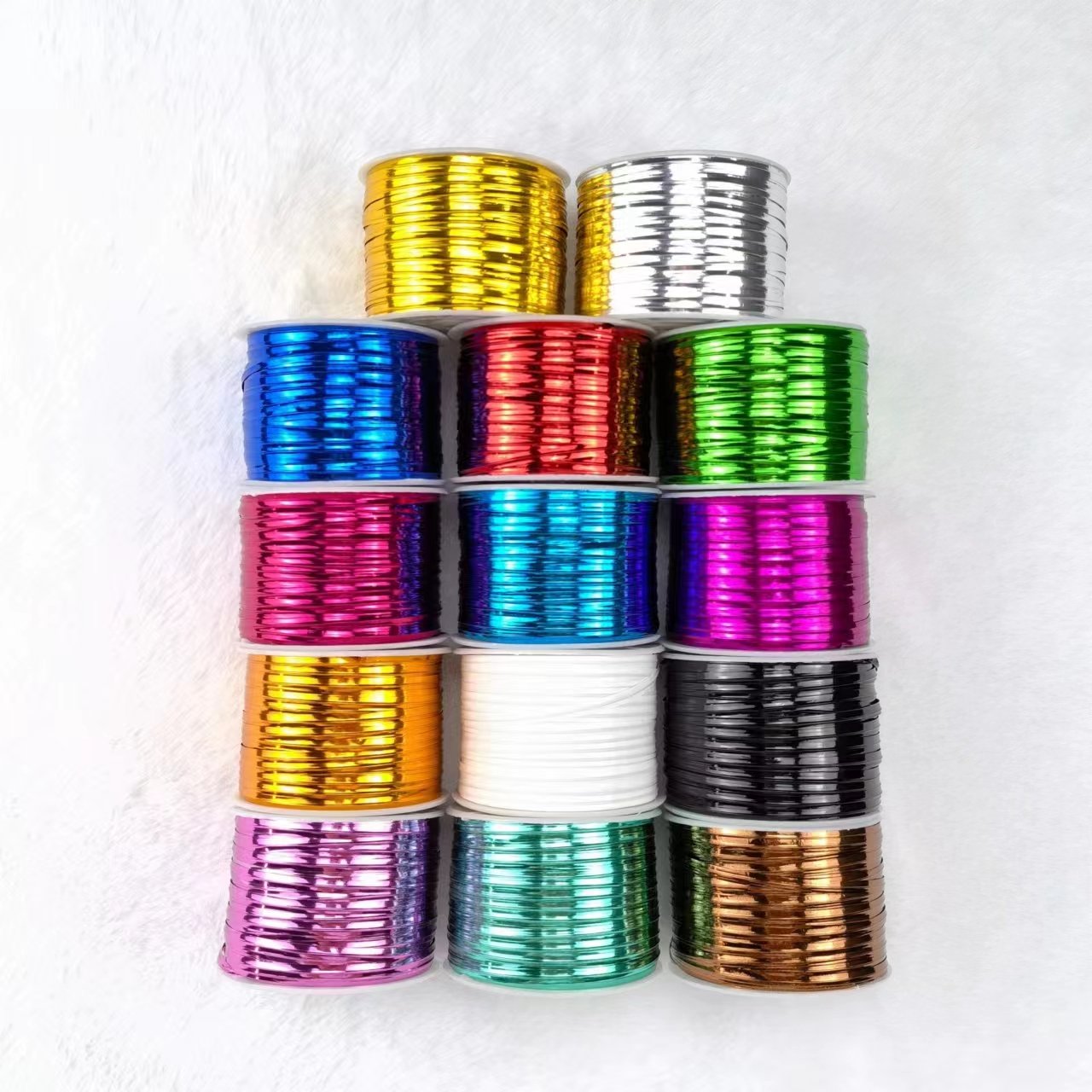 扎丝扎带/4mm宽/蛋糕鲜花/包装材料/100码白底实物图