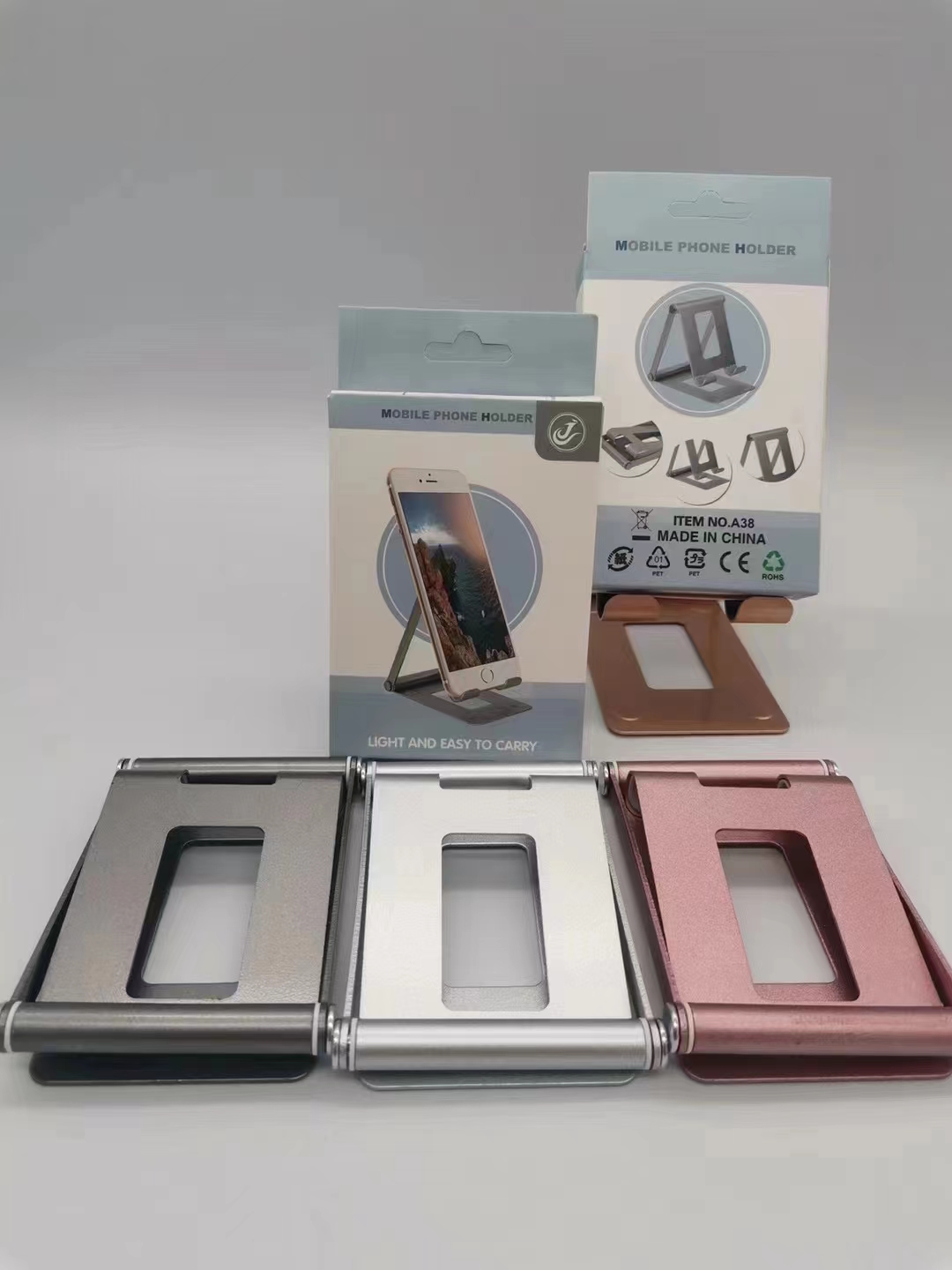 For Mobile Phone Stand Desktop Metal Folding Adjustable Metal Ipad Tablet Computer Universal Mobile Phone Stand Can Live Watch Tv Catch-Up Online Class Application Scenario