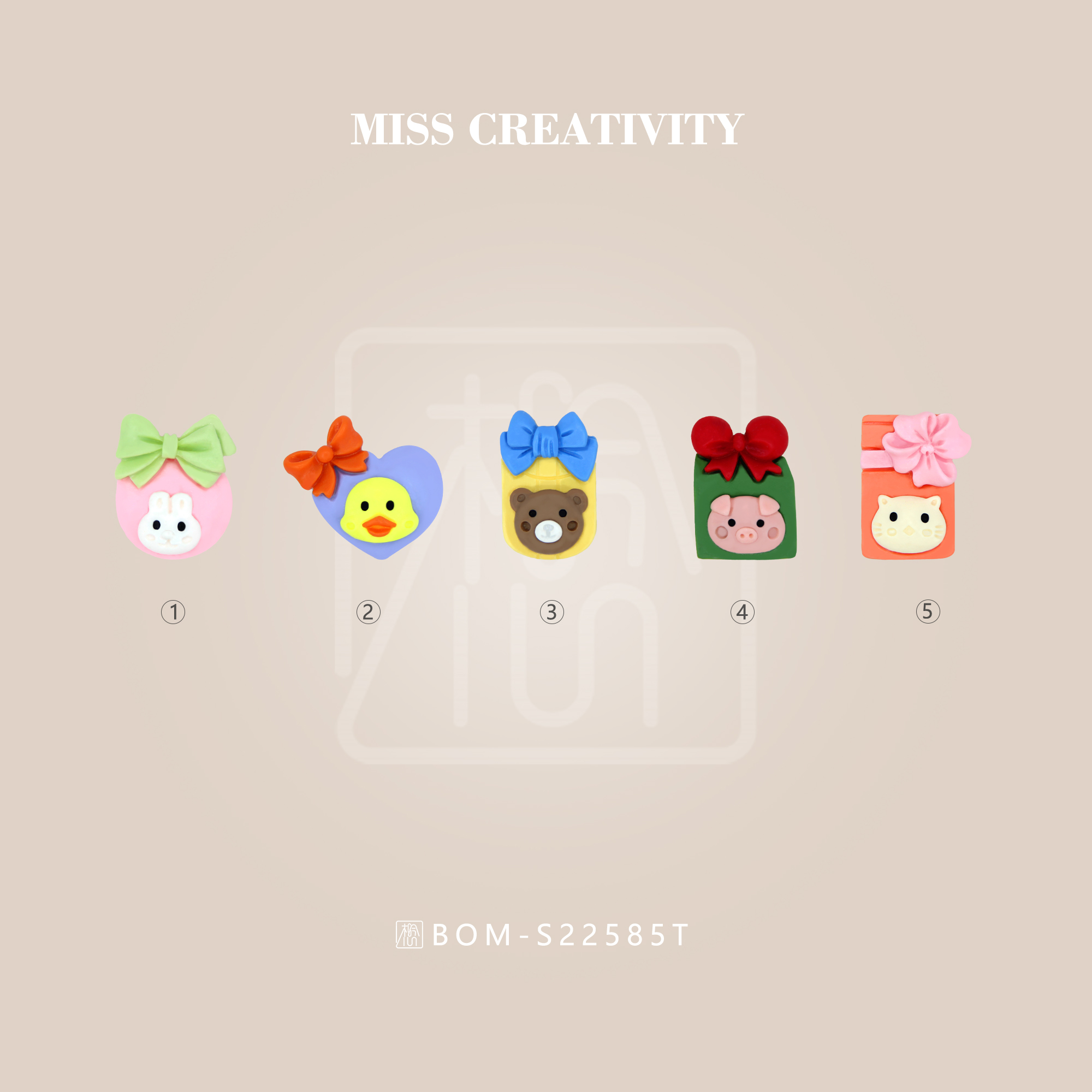 Miss Resin children's bracelet Ring Bracelet Accessories Creative Accessories 22585