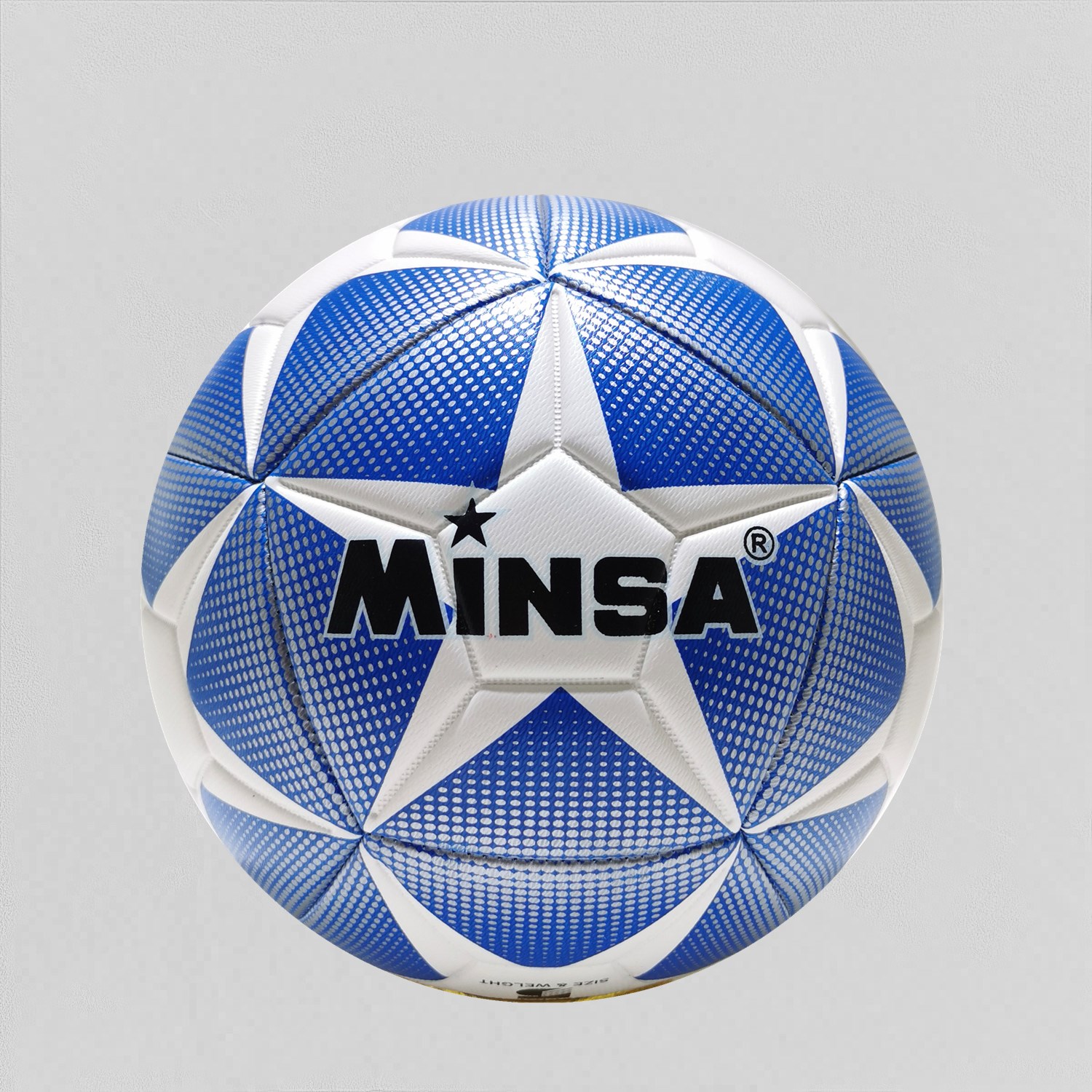 Yiwu Football Factory Direct Sales Minsa Standard 3/4/5 Hot Football Tpe Material Machine Stitched Football High Elasticity Wear-Resistant Foot Feeling Good Adult Students Daily Training Special Football Custom Logo details Picture