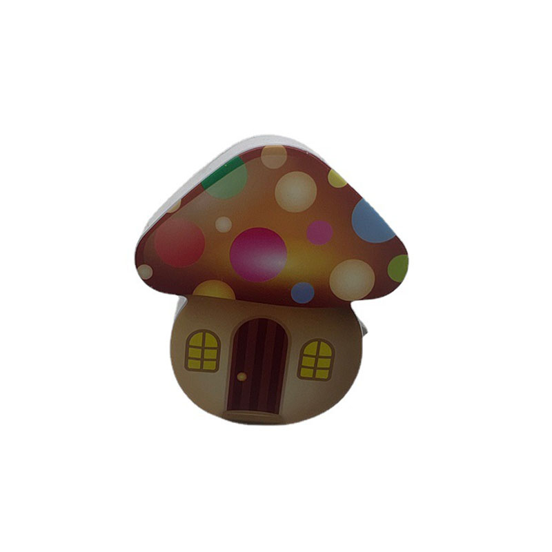 QL-506 Creative Design Switch-shaped mushroom LED night light for sleeping corridor bedroom mom with British standard Item Picture