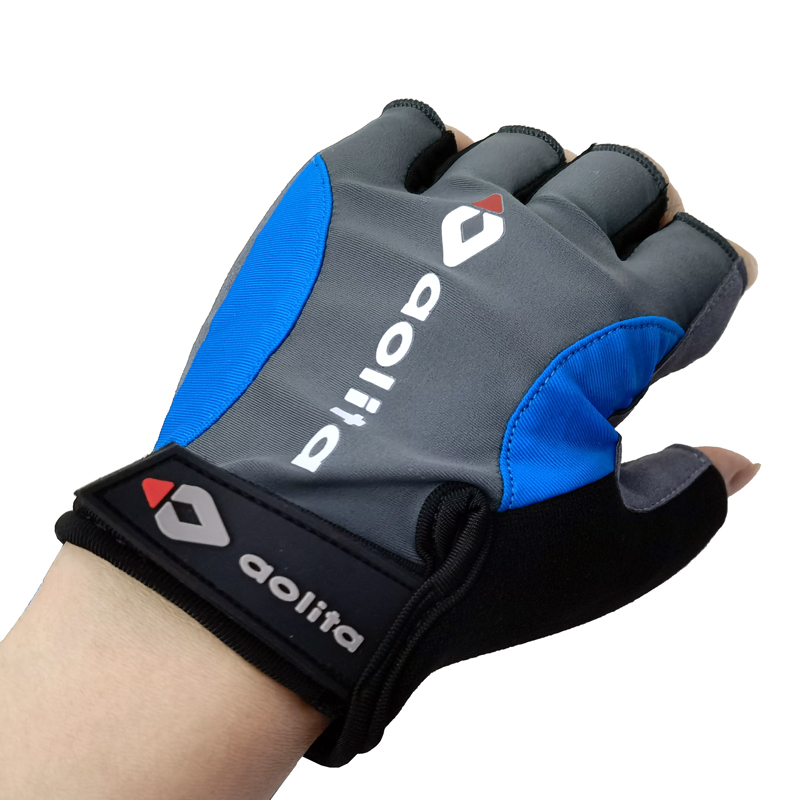 1918 elástico guantes de medio dedo guantes de ciclismo ciclismo deporte guantes de corte medio estilo fino antideslizante pesca guantes de medio dedo guantes de dedo cortos Item Picture