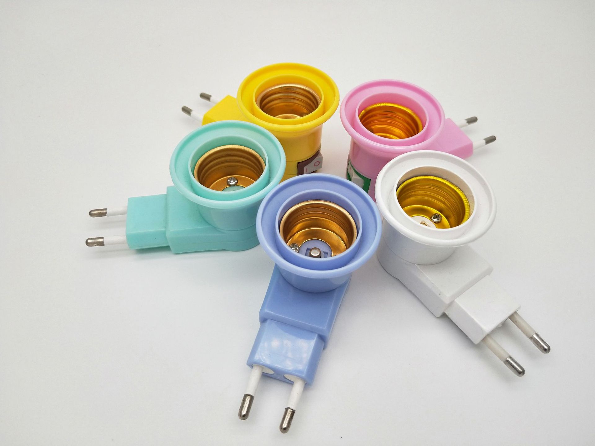 Creative plug-in night light, LED light, white light, bedside plug light