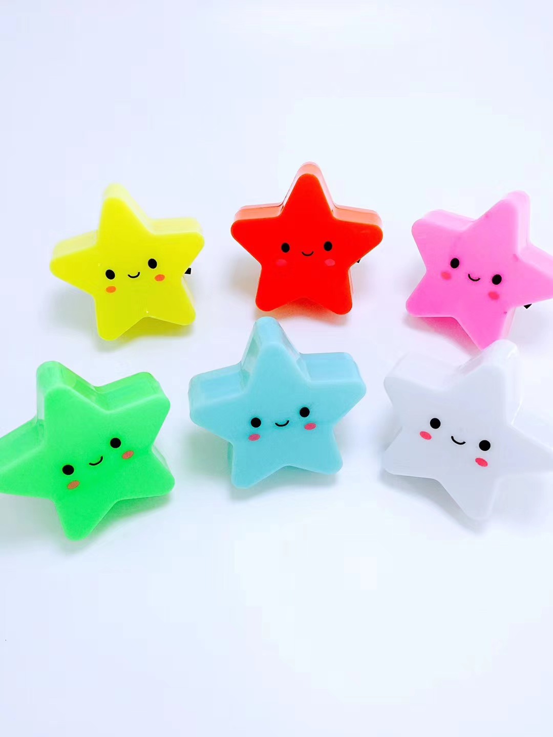 QL-514 Creative Design Switch Model with Smiling face, simple sleep star Night light
