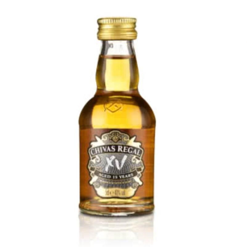 英国 芝华士15年威士忌（透金版）50ml 40%vol 120瓶/箱图