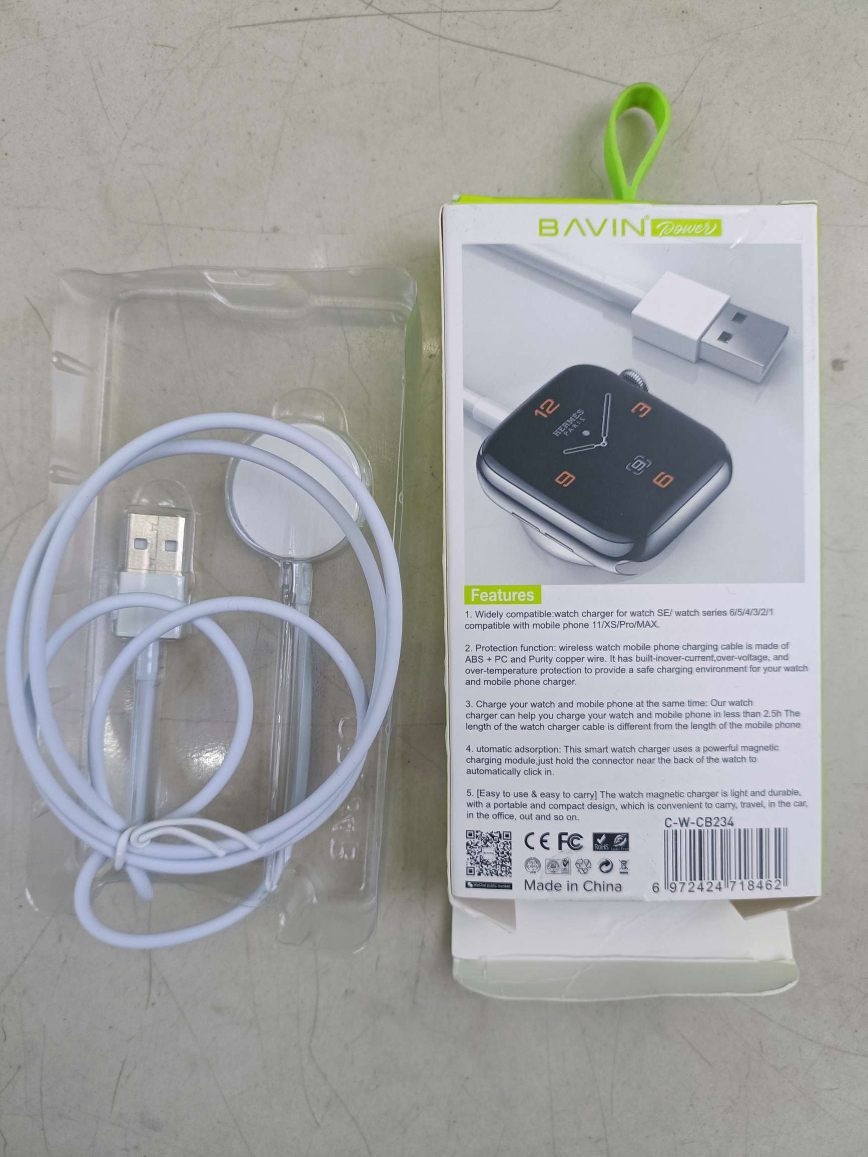 Watch charging base charger Watch charger Watch charging cable Apple Cable 2-in-1 Charging cable Data cable details Picture