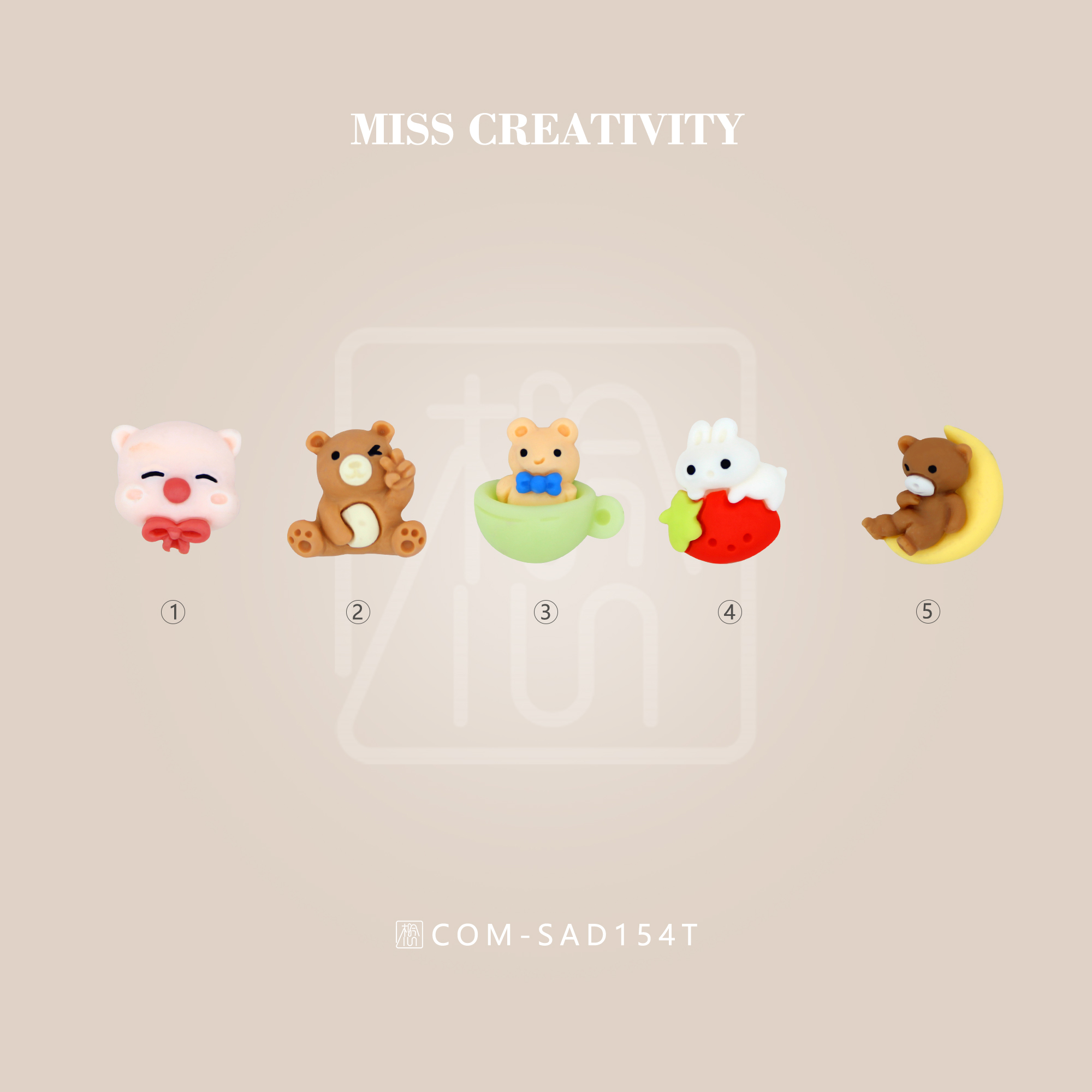 Miss creative cute accessories Children's hair tie beauty makeup decoration accessory SAD154
