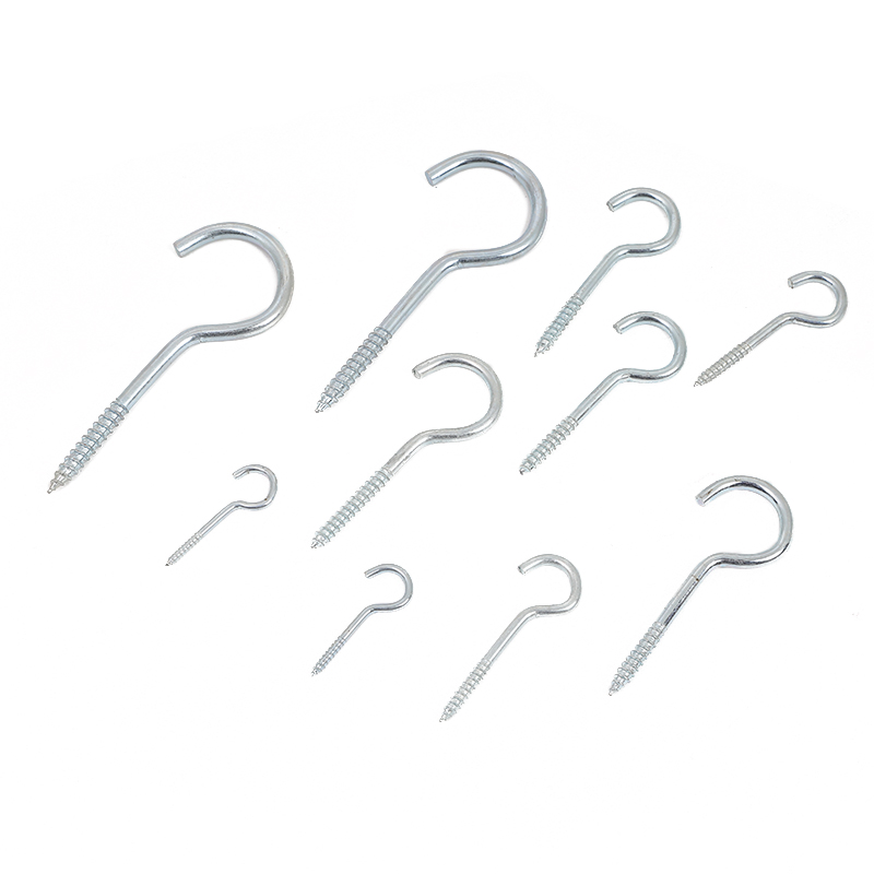 Self-produced and self-sold question mark hooks, sheep eye hooks, wood self-tapping screw hooks, furniture and window special environmental protection light hooks Application Scenario