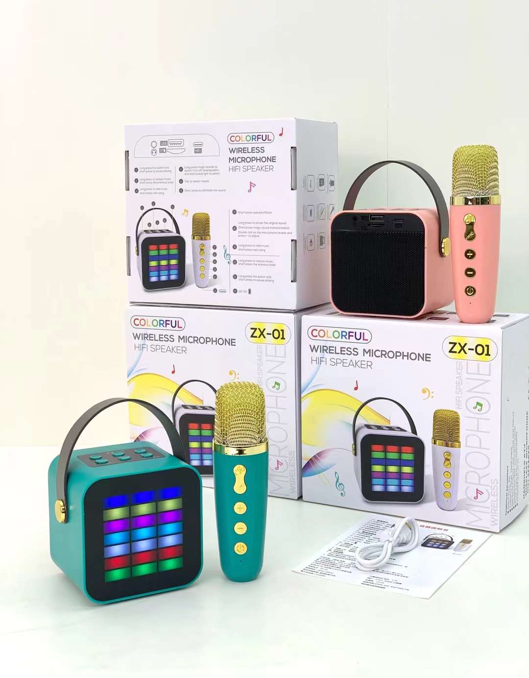 便携式蓝牙音箱/ZX白底实物图