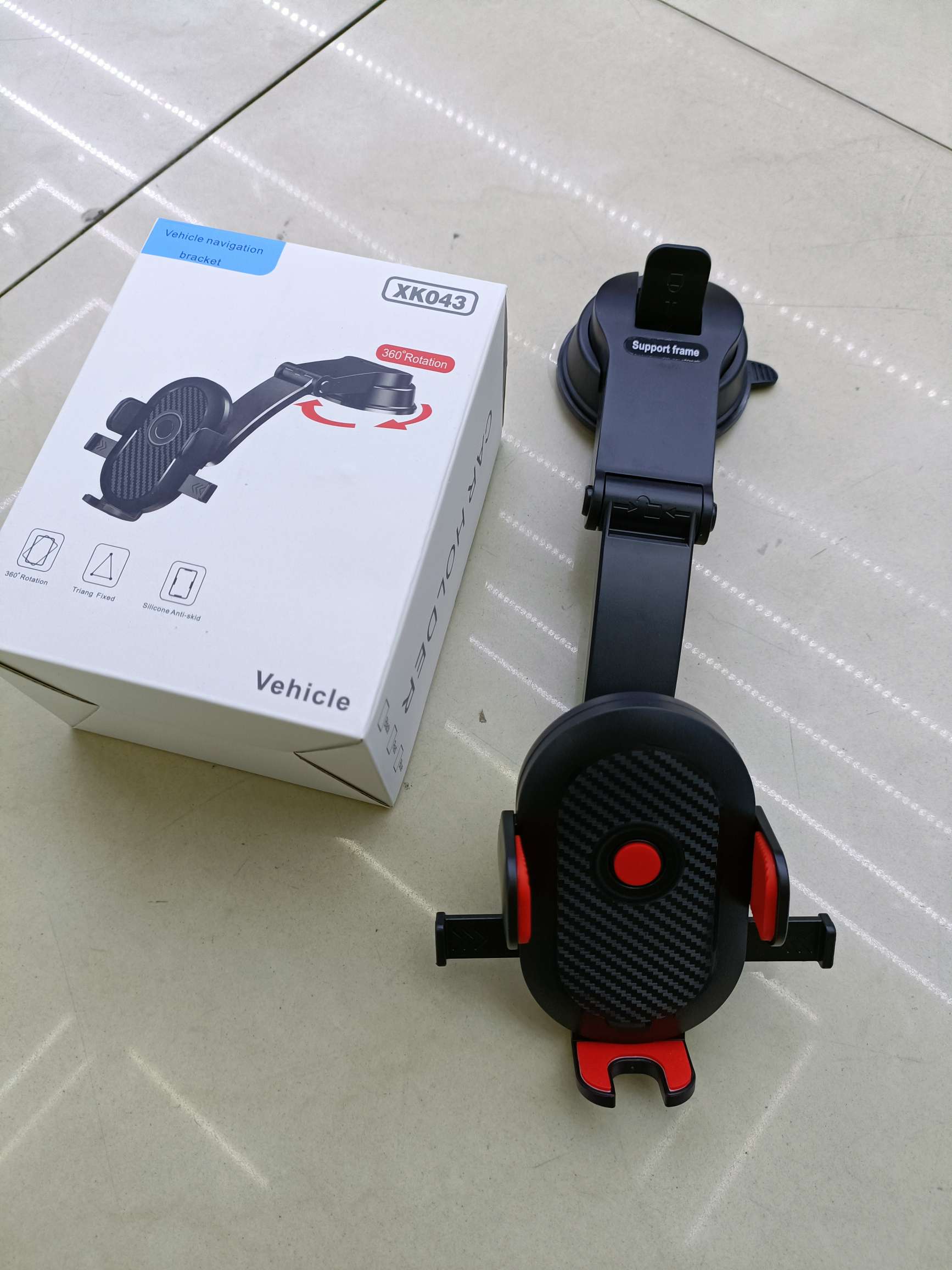 弯管吸盘底座/车载支架/手机支架细节图