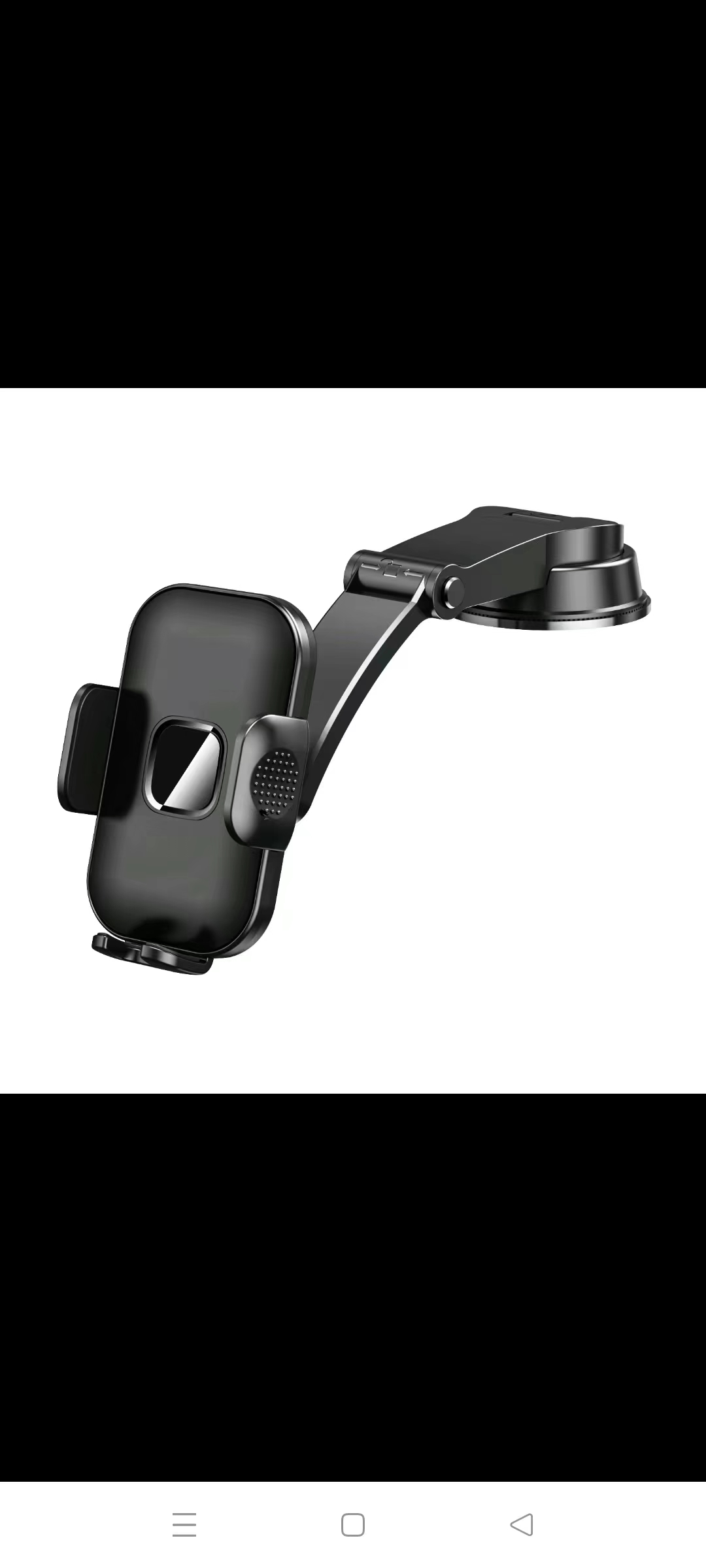 镜面齿轮自动锁夹头配旋转弯管底座/硅胶镜面齿轮自动锁夹头配旋转弯管底座 手机支架 车载支架 吸盘支架详情图13