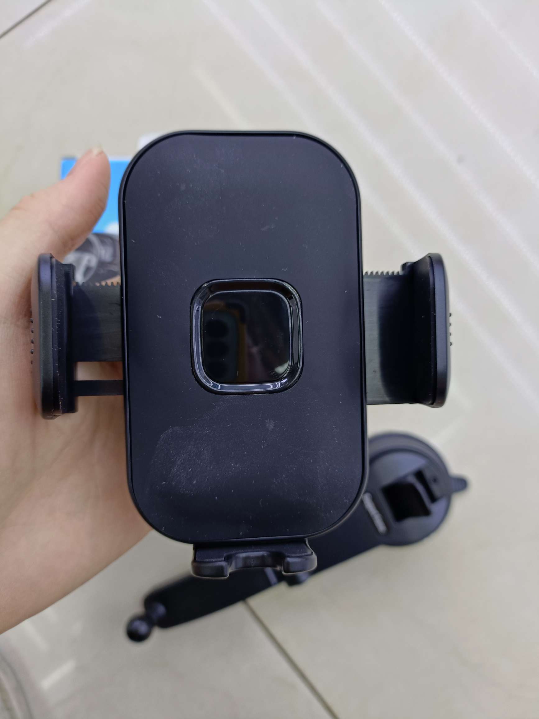 镜面齿轮自动锁夹头配旋转弯管底座/硅胶镜面齿轮自动锁夹头配旋转弯管底座 手机支架 车载支架 吸盘支架详情图11