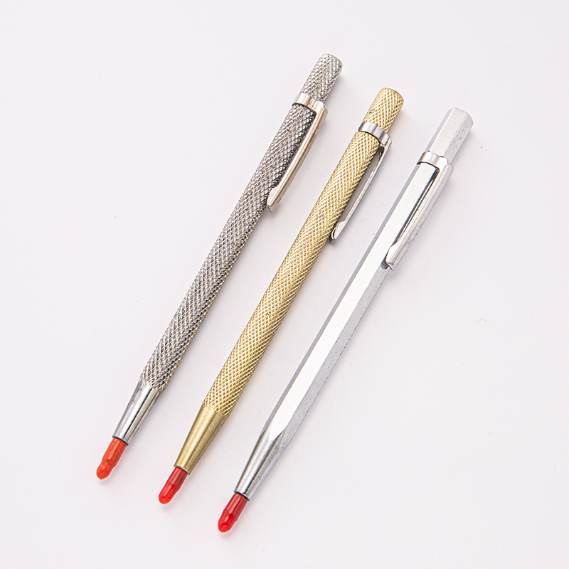 Marking Pen Silver Flower Marking Pen Tungsten Steel Marking Pen Metal Marker Iron Lettering Pen details Picture