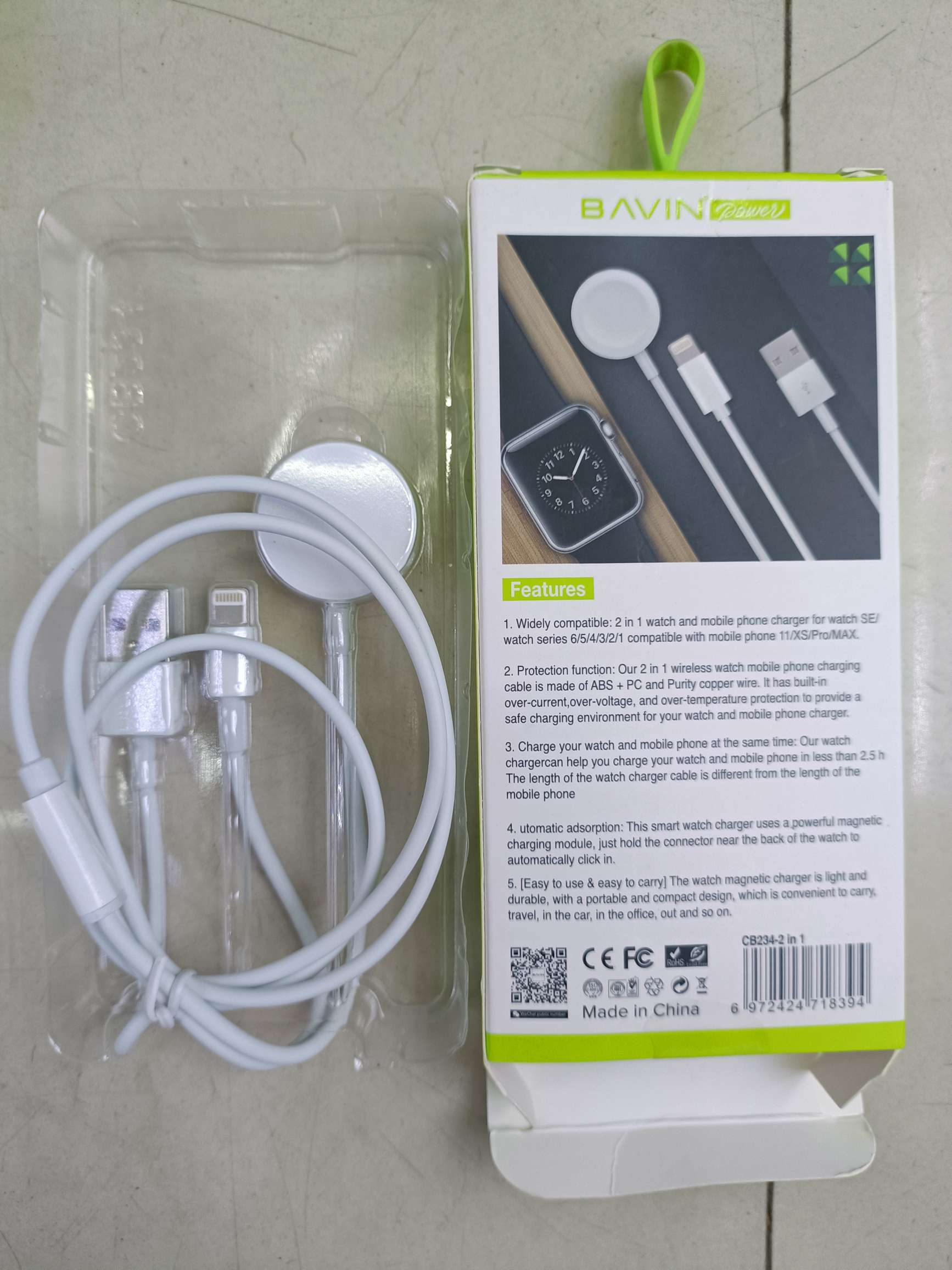 Watch charging base charger Watch charger Watch charging cable Apple Cable 2-in-1 Charging cable Data cable Application Scenario