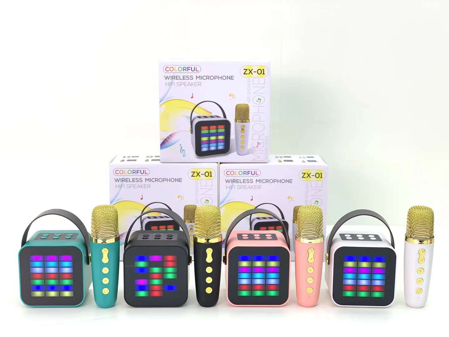 ZX-01    K歌系列便携式音箱蓝牙无线音响收音机无线麦克风详情7