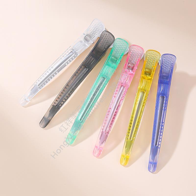 Hairdressing seamless rubber band line clip large duck beak clip barbershop clip clip barbershop hair clip clip bangs
