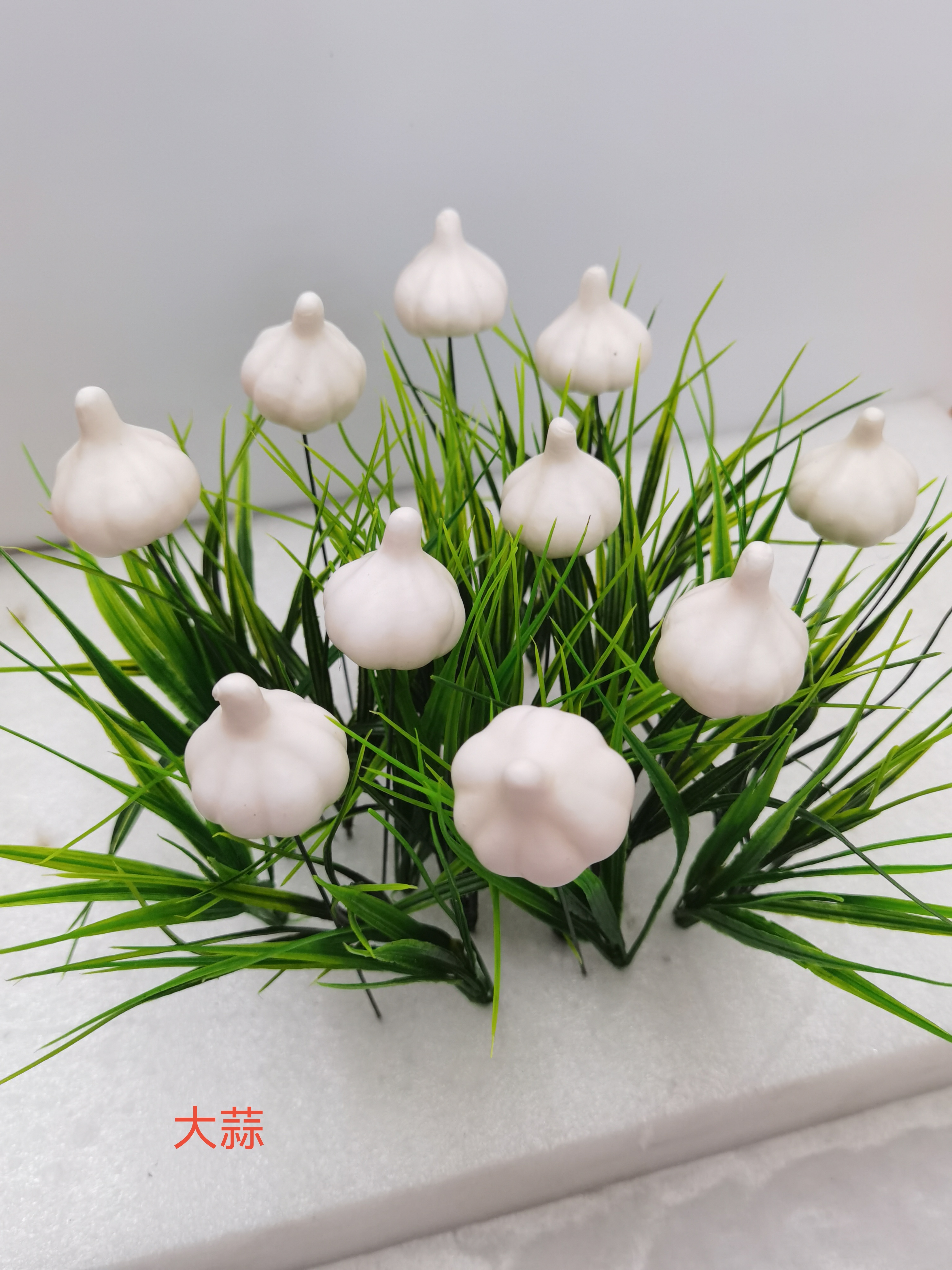 Simulation Garlic Vegetable Decorative Crafts Plastic Garden Plug-In